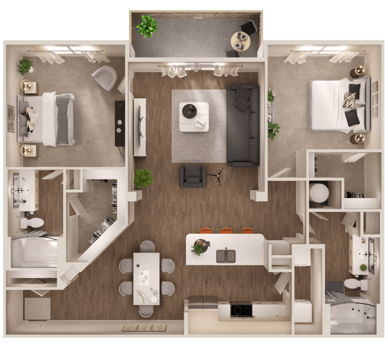B3 - 4 floorplan